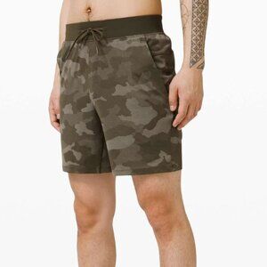 NWOT Lululemon T.H.E. Short *Linerless 7" Variegated Mesh Camo Max Dark Olive